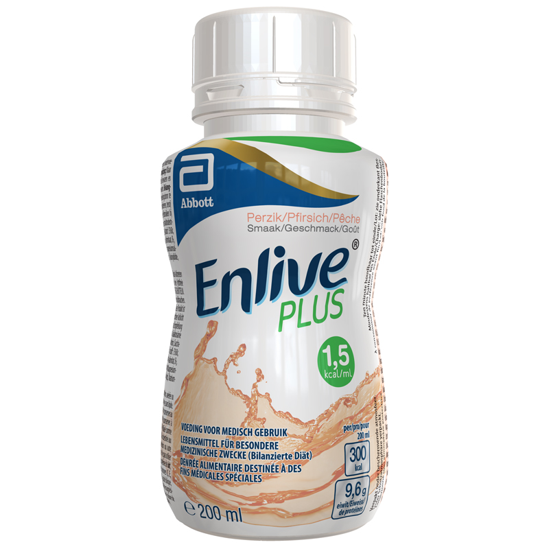 160-124-005_Enlive Plus Peach_OUS-A1_P595_200ml_RPB_OL_3D_F