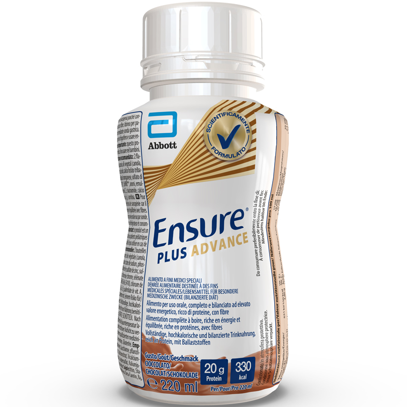 160-387-006_Ensure Plus Advance Chocolate_INT-B2_S557_220ml_OL_3D_F